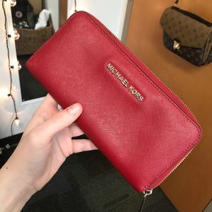 Michael Kors Red Wallet